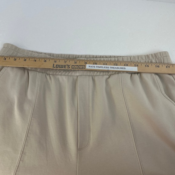 Old Navy Active Lounge Pants Beige XL Tall High Rise Wide Leg - Picture 5 of 9